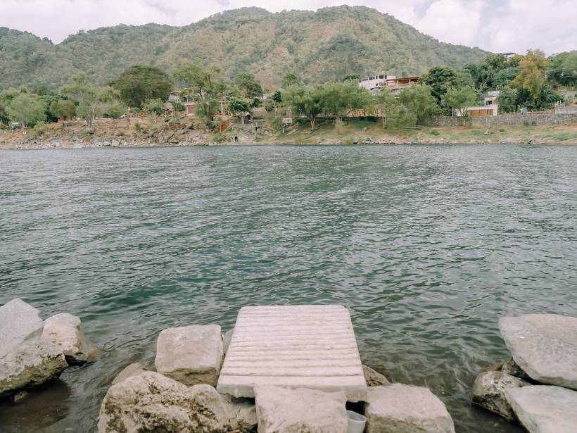 Stones on the lakeshore